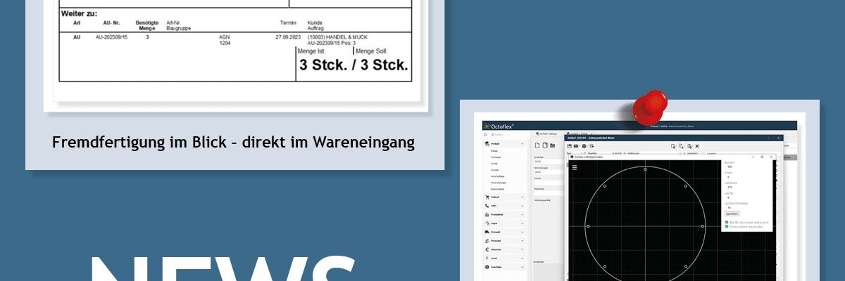 Neue Funktionen im Octoflex ERP im Oktober