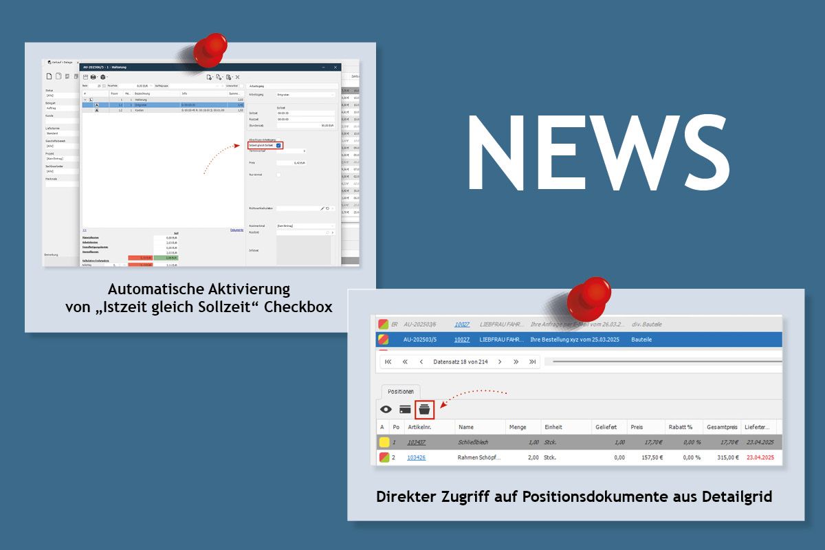 Neue Funktionen im Juli