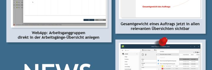Neue Funktionen im Octoflex ERP im April
