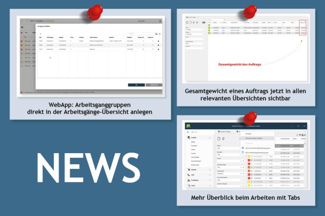 Neue Funktionen im Octoflex ERP im April