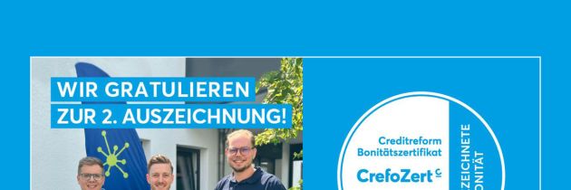 Zum zweiten Mal in Folge zertifiziert