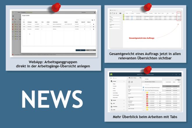 Neue Funktionen im Octoflex ERP im April